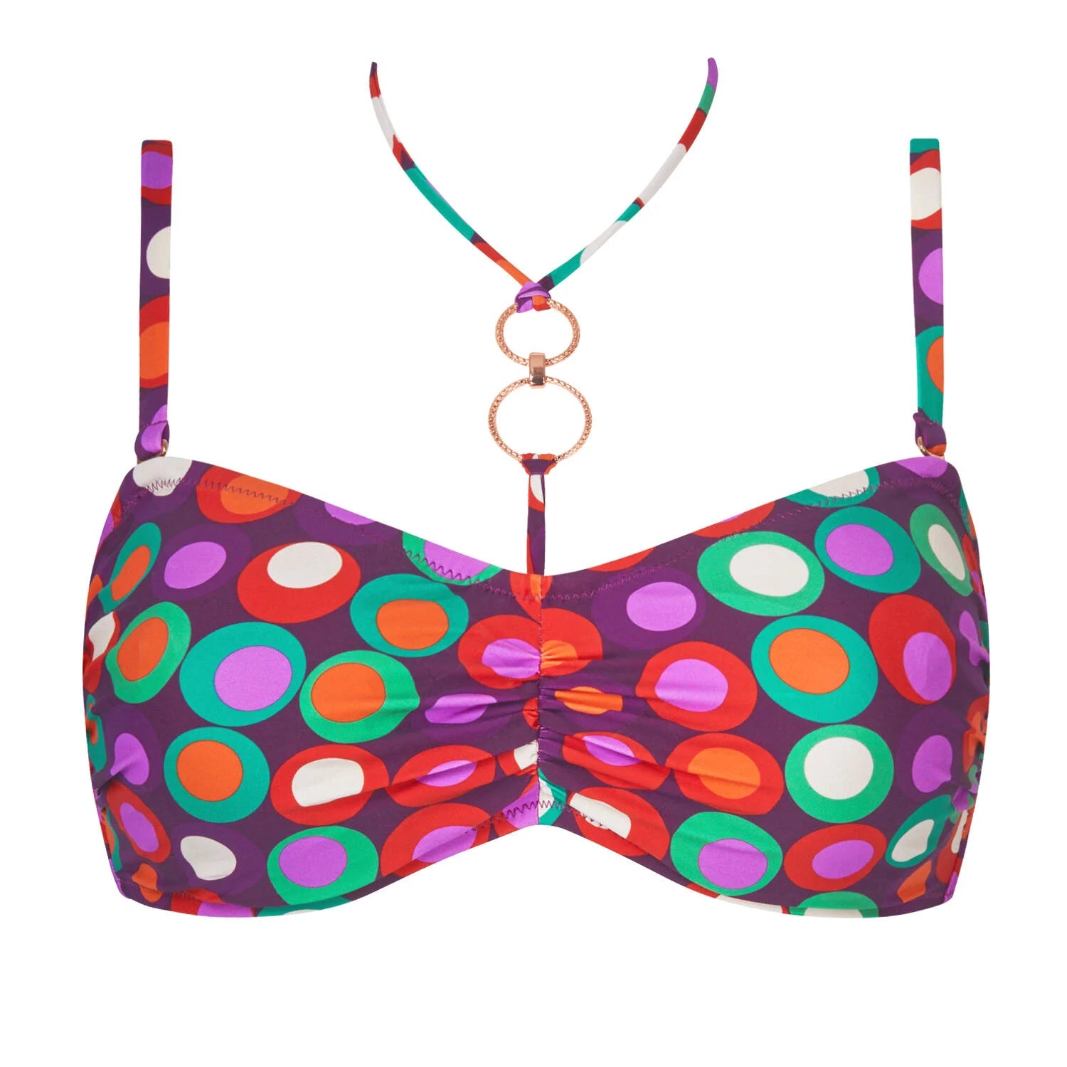 Reggiseno bikini Fascia sfoderata Donna La Pois Disco FBB7489 ANTIGEL