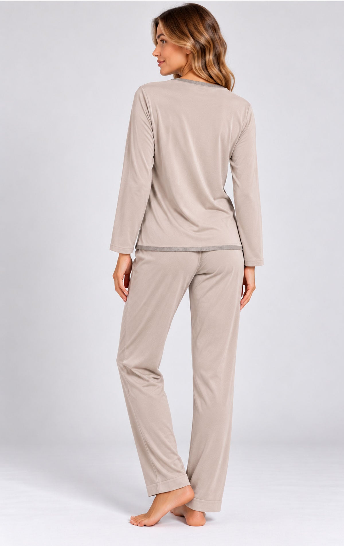 Pigiama Serafino Donna EI2724 Fida