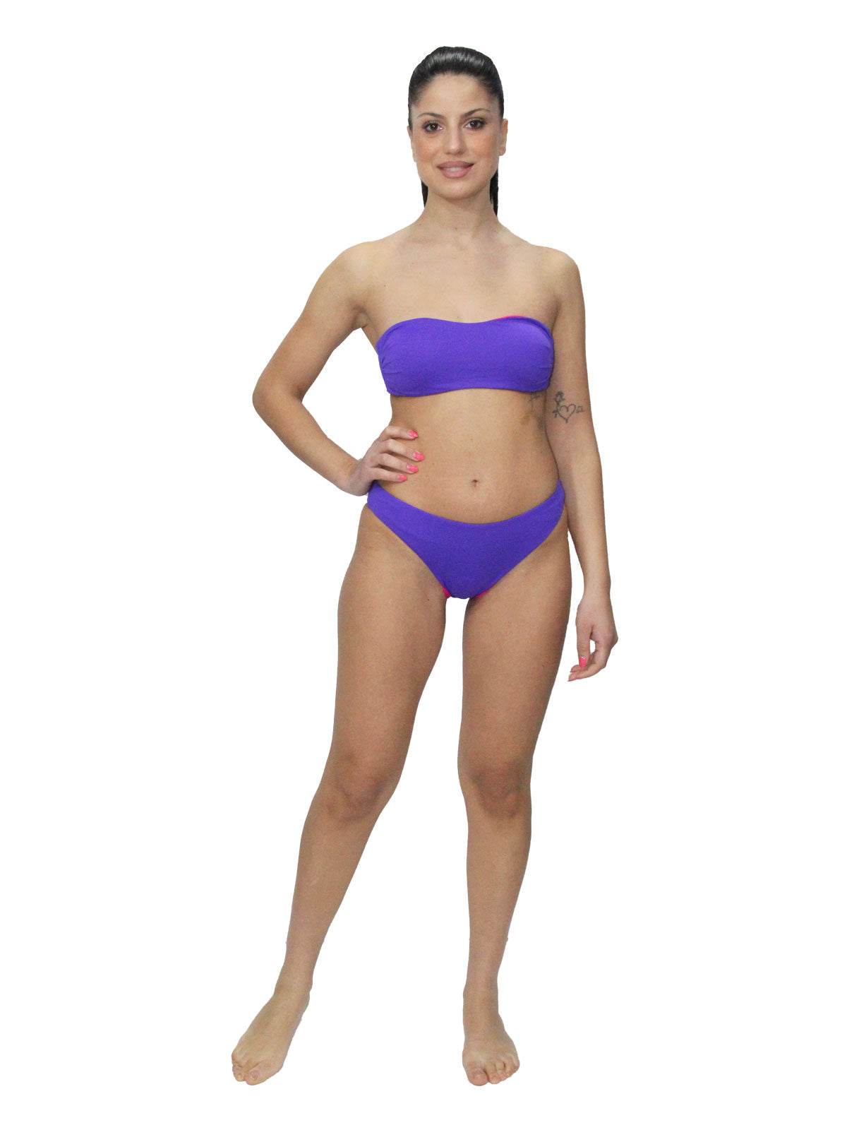 Bikini Fascia Preformata Donna H308 Huitre - evabiancheria