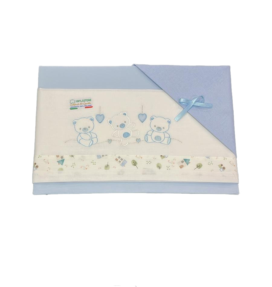 Baby Bed Sheets Linen B0200 Dis 118 I Batuffolini
