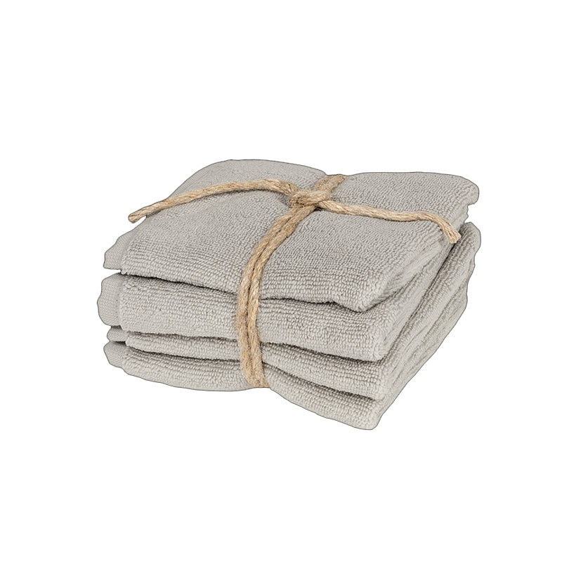4-piece washcloths Coccola linen set Fazzini