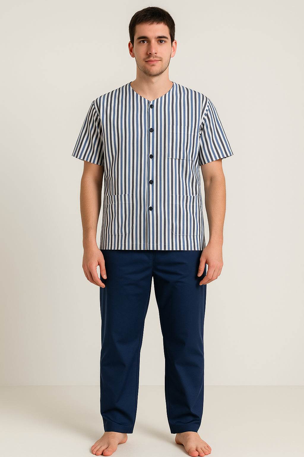 Pigiama 3 pezzi Uomo Narciso 3pz Crispo - evabiancheria