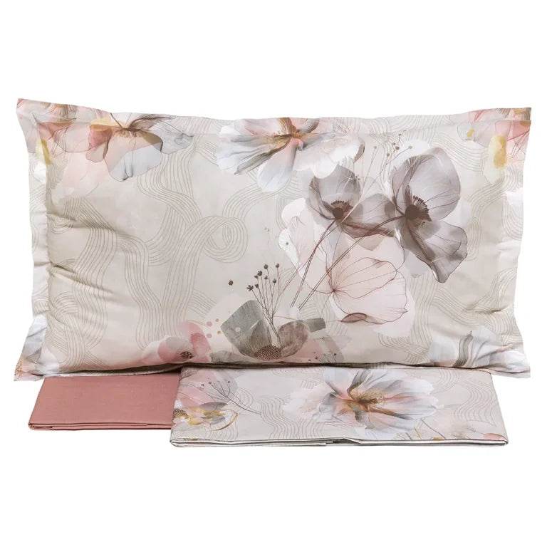 Lenzuola Stampato Biancheria Blossom Cpl Tessitura Randi - evabiancheria