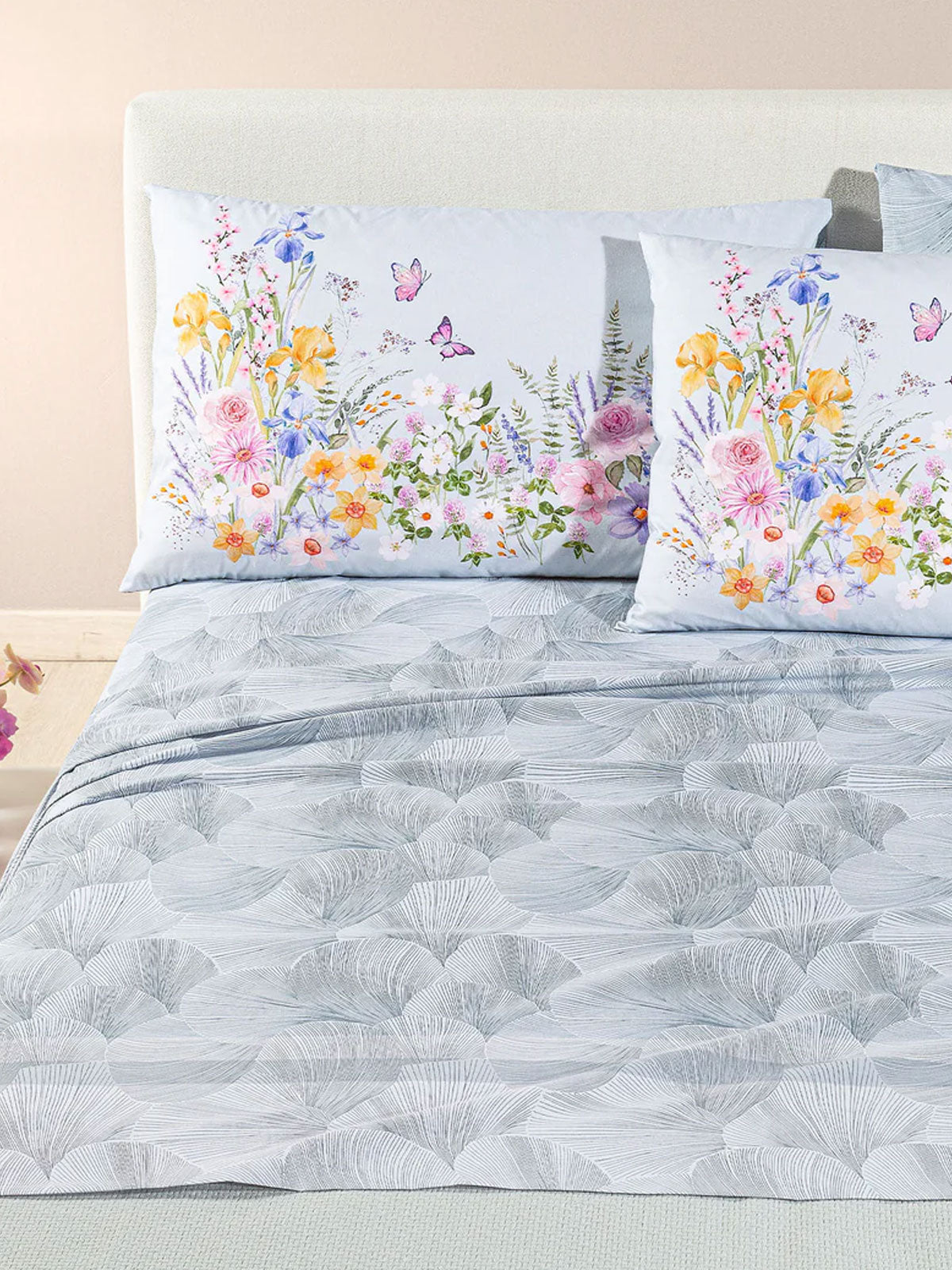 Lenzuola Stampato Biancheria Yasmine Cpl Caleffi