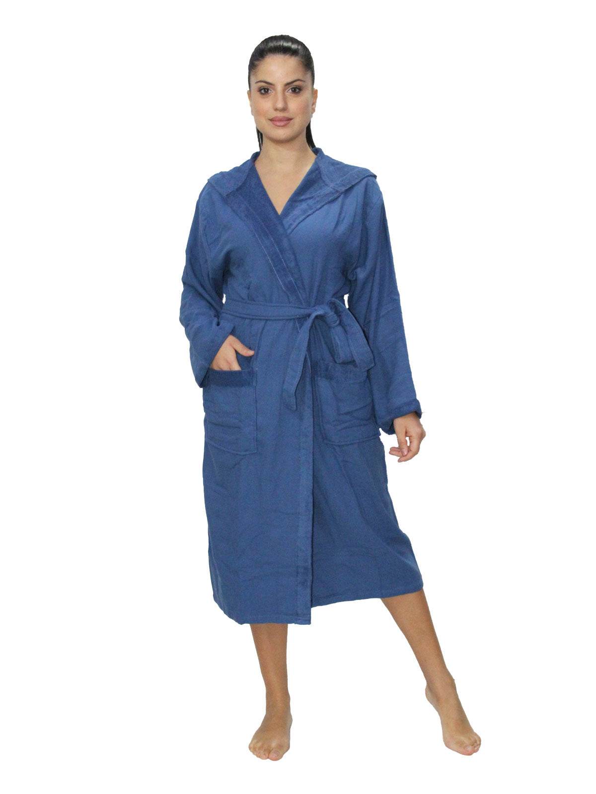 Accappatoio con cappuccio Biancheria Icon Acc Lovely Shabby - evabiancheria