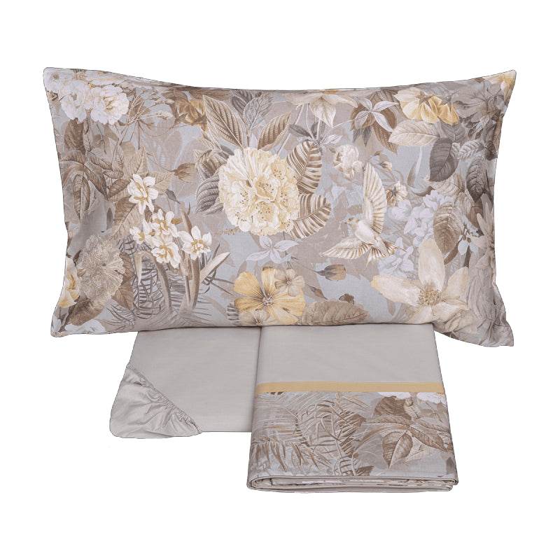 Lenzuola Stampato Biancheria Protea cpl Fazzini - evabiancheria