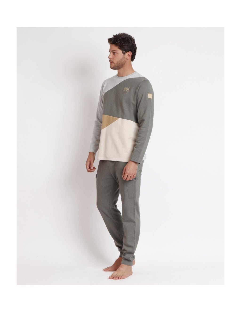 Men's Round Neck Pyjamas 62778 Admas