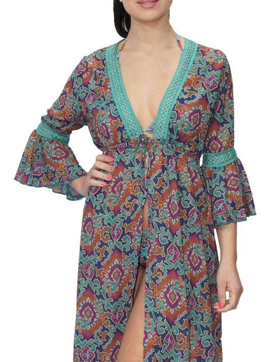 Abito Lungo Donna H125 Huitre - evabiancheria