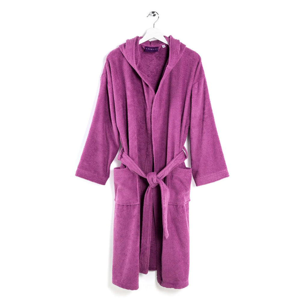 Bathrobe with hood Minorca Linen Acc Caleffi