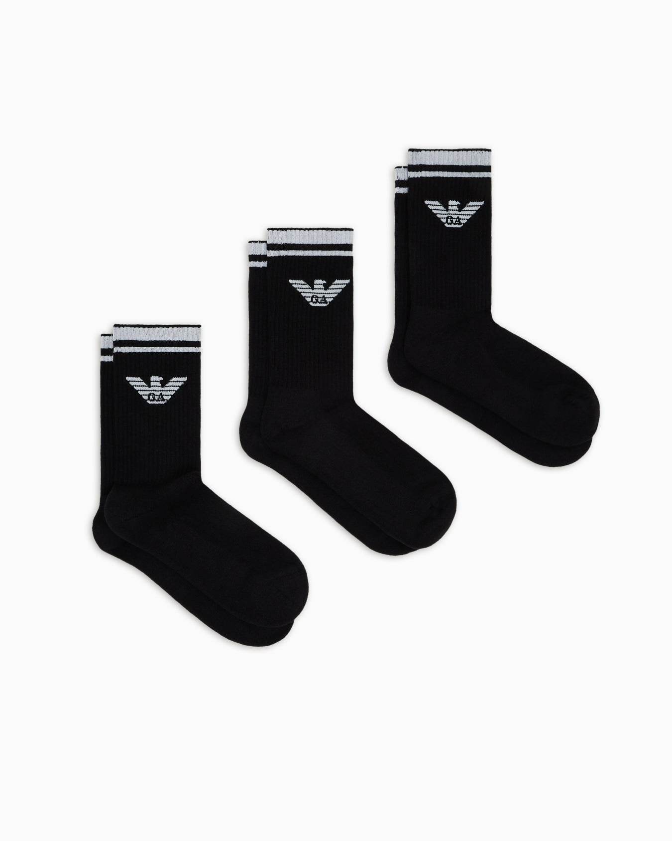 calze corte 3-pack Uomo AF18261 EM000554 Emporio Armani - evabiancheria