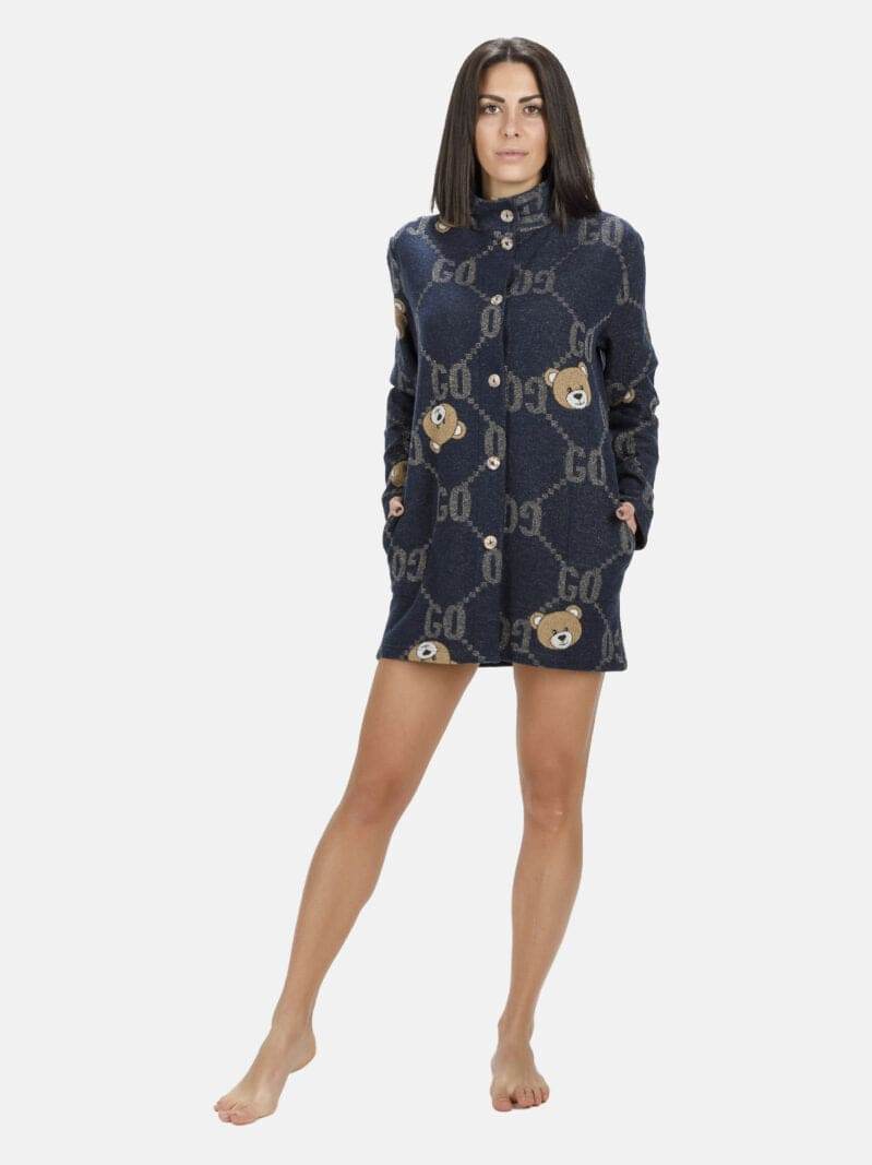 Vestaglia Abbottonata Donna I2203 Fida - evabiancheria