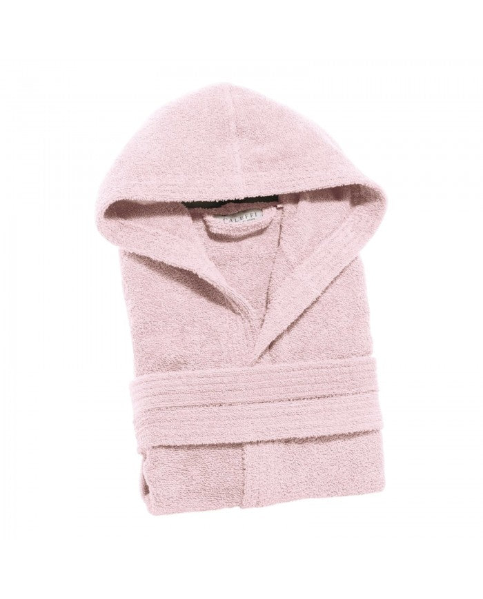 Bathrobe with hood Minorca Linen Acc Caleffi