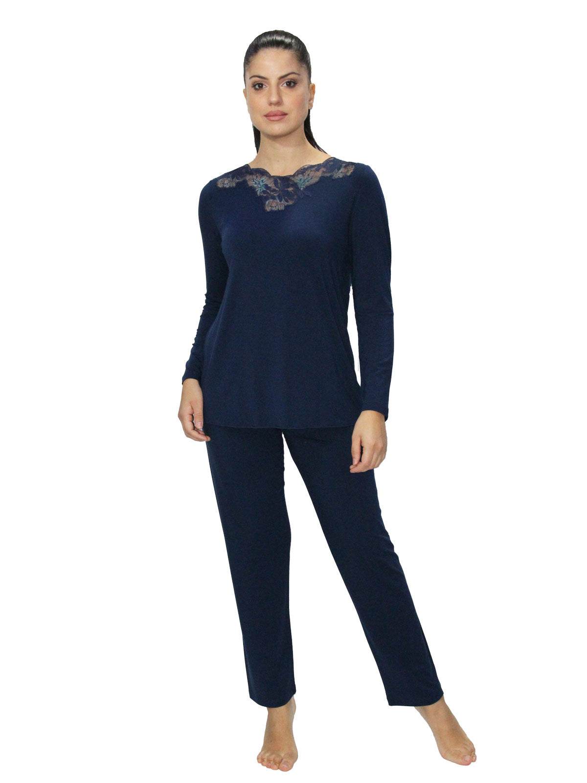 Pigiama Giro collo Donna 4426 Annette - evabiancheria