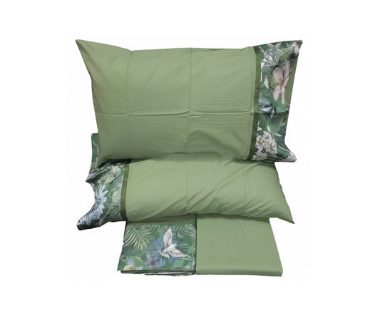 Lenzuola Stampato Biancheria Protea Cpl Flanella Fazzini - evabiancheria