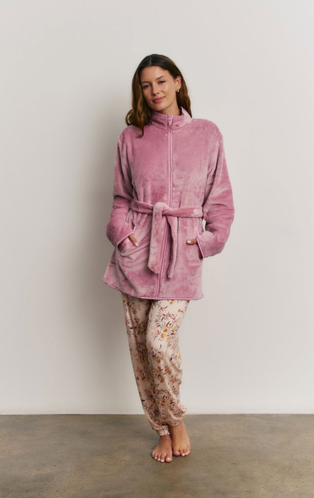 Completo pigiama Pigiama +Giacca Donna N21653 Promise
