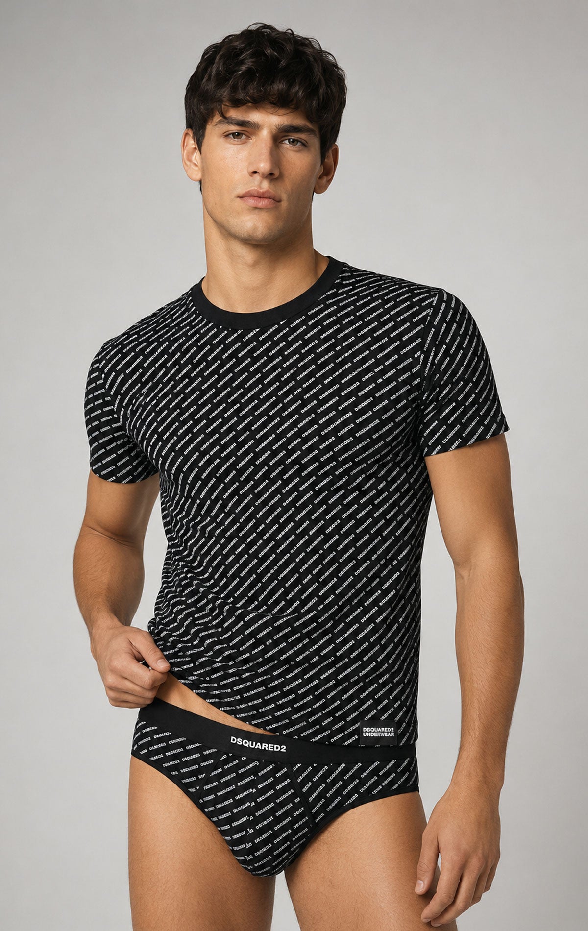 completo  intimo slip+ T-shirt Uomo D9H136390 Dsquared2