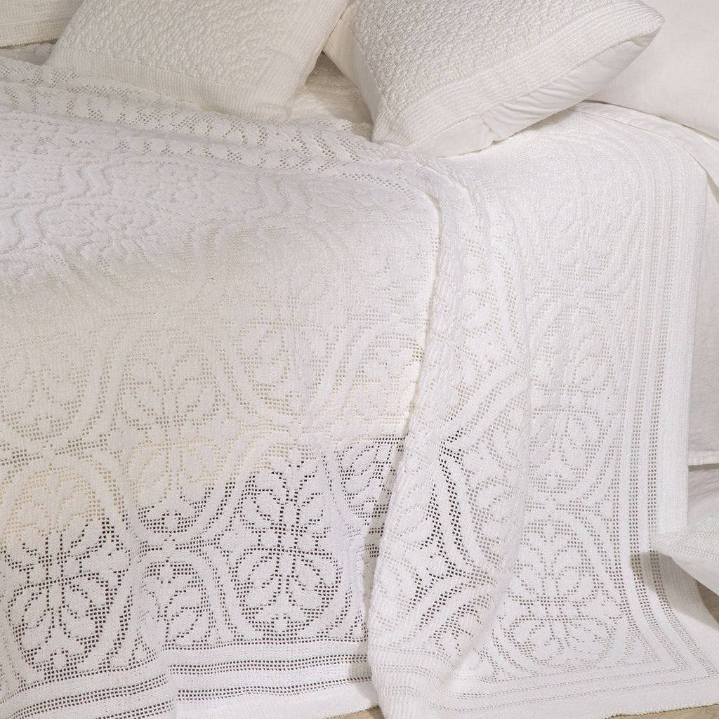 Copriletto jacquard Biancheria Vittoria Cprt Caleffi