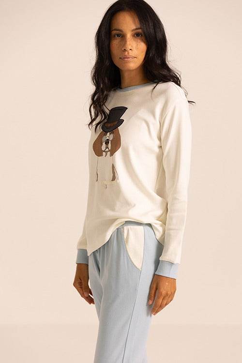 Pigiama Giro collo Donna 6P84197 Maryplaid - evabiancheria