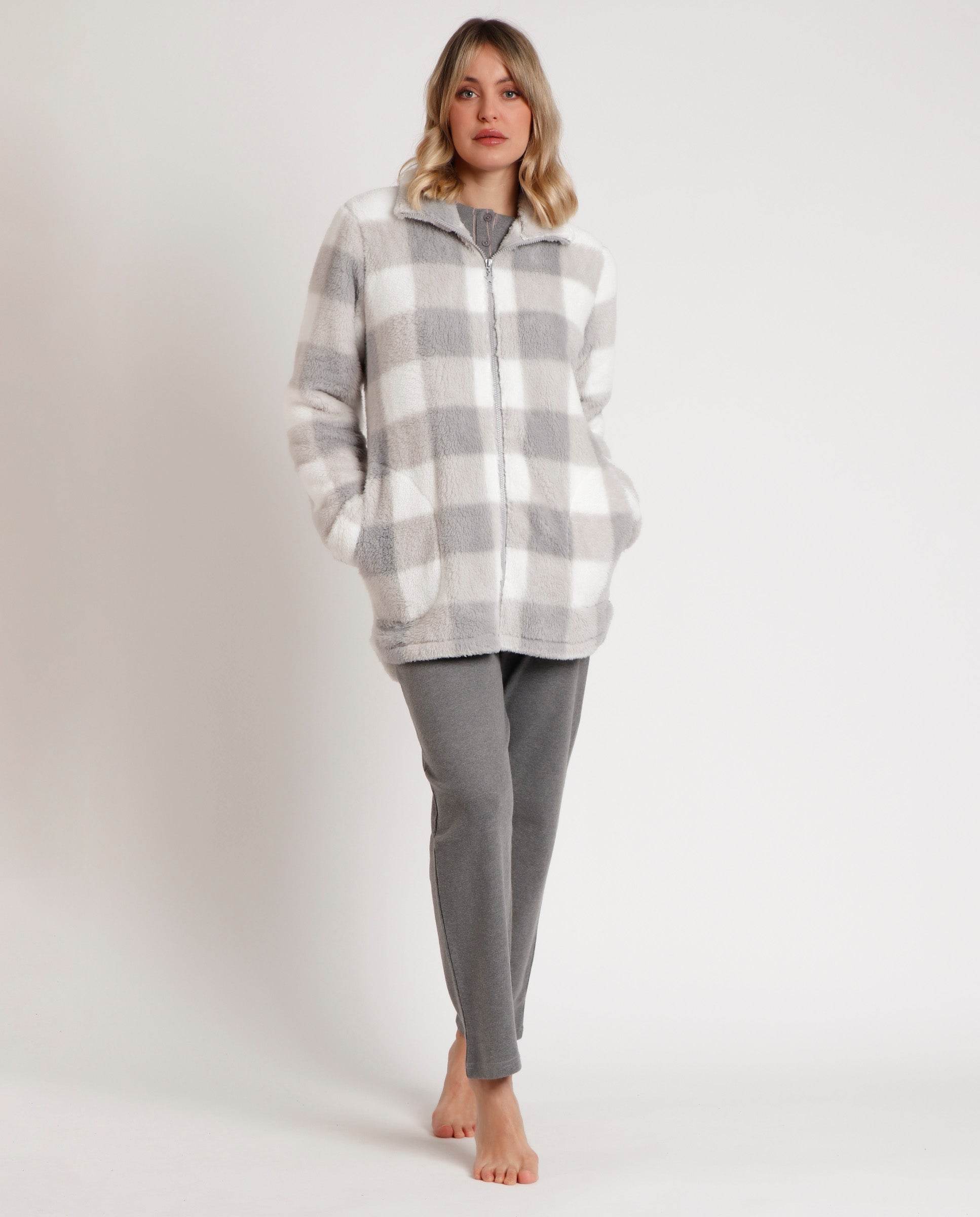 Vestaglia con zip Donna 67164 Admas - evabiancheria