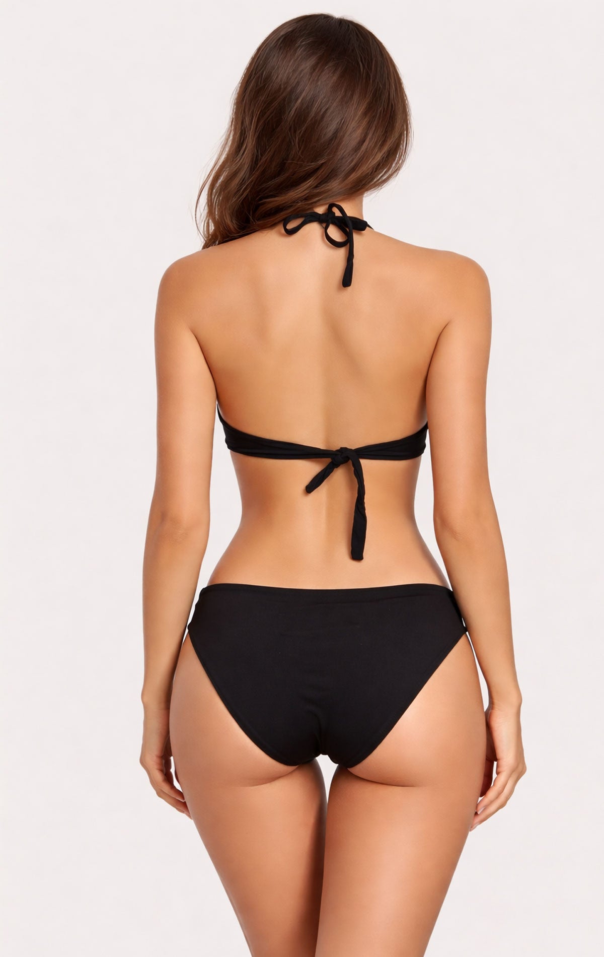 Bikini Sfoderato con ferretto Donna H157 Eleonora/Loriana Huitre