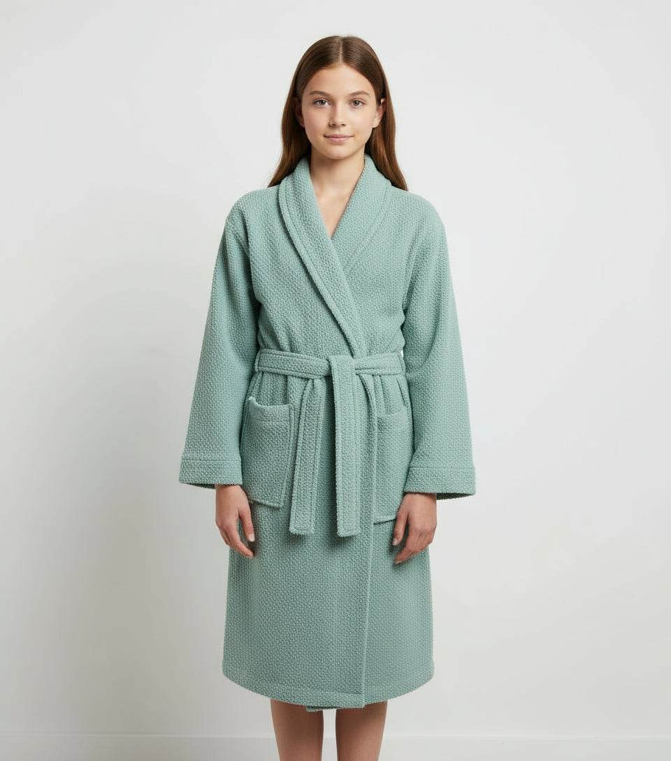 Accappatoio con cappuccio Bambini e ragazzi Gaia Acc Rebecca Home - evabiancheria