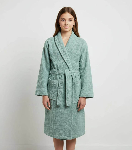 Accappatoio con cappuccio Bambini e ragazzi Gaia Acc Rebecca Home - evabiancheria