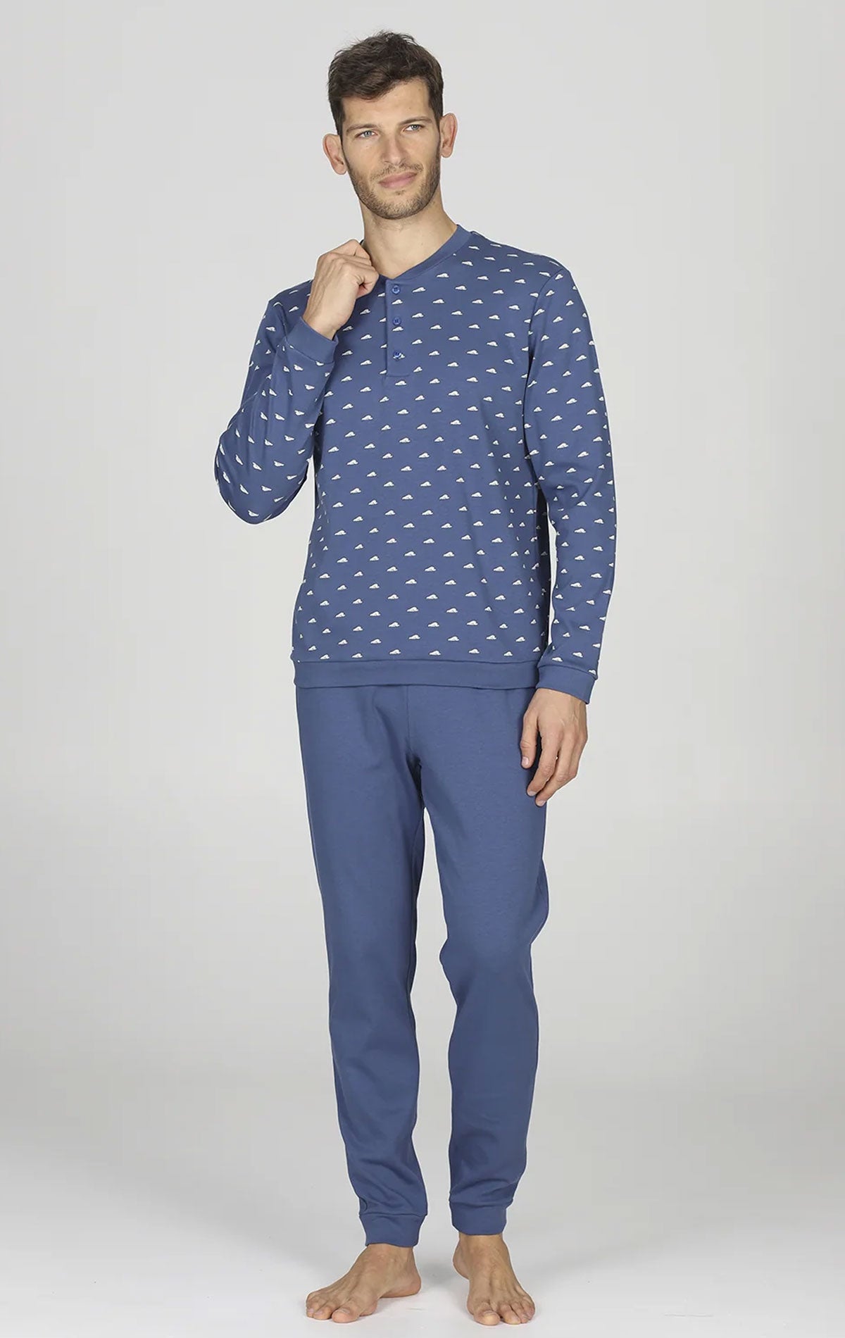 Pigiama Serafino Uomo Varese JAL909 Julipet