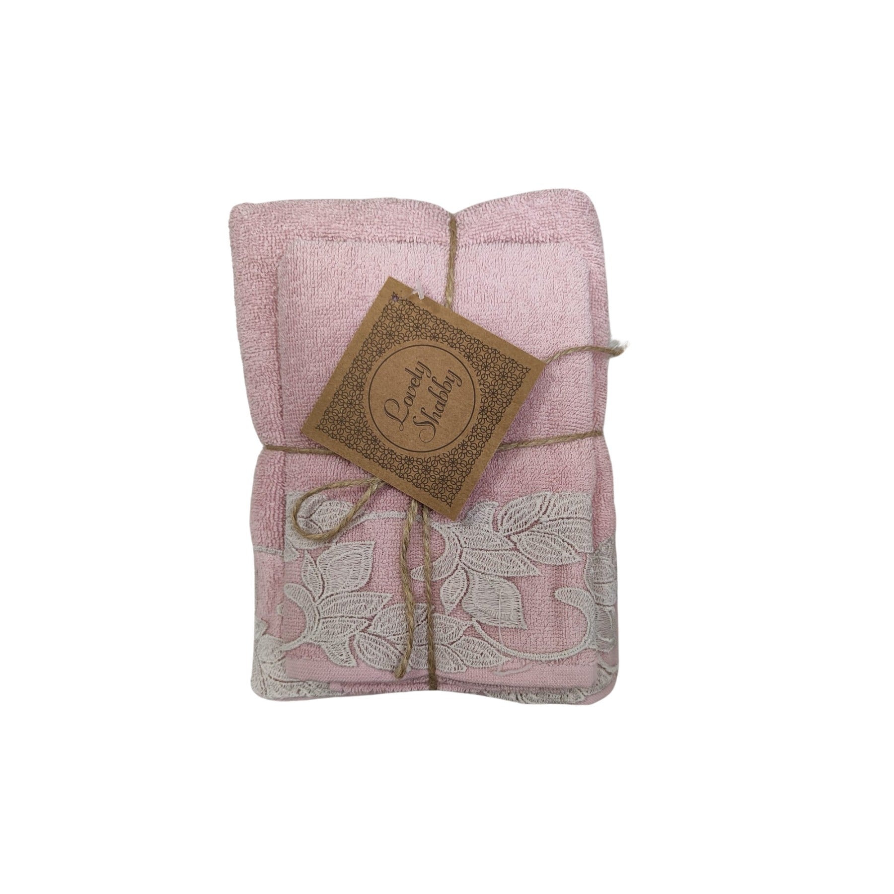 Paire de Serviettes 1+1 Florence Lin 1+1 Lovely Shabby