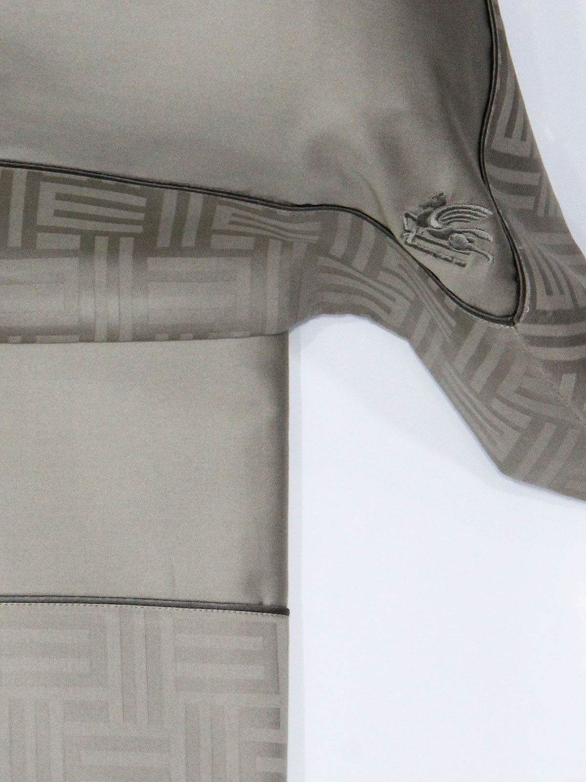 Lenzuola Tinta Unita Biancheria New Monogram AU046 Etro Home - evabiancheria