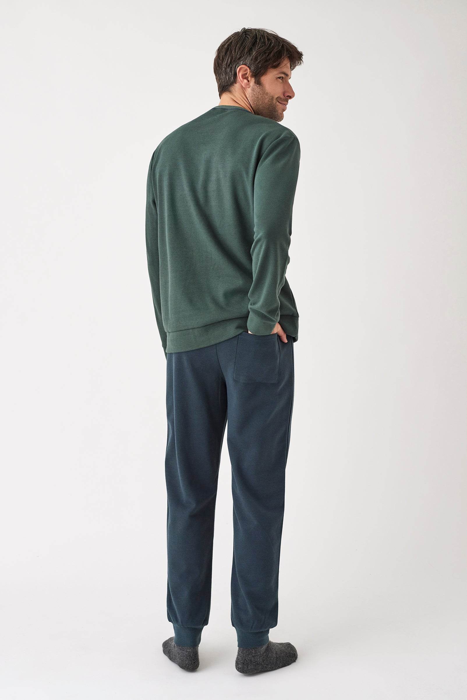 Completo pigiama Pigiama +Giacca Uomo H34673 Promise - evabiancheria