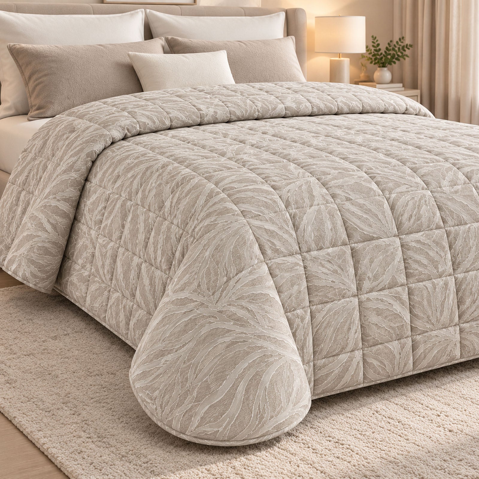 Trapunta jacquard Biancheria Grimilde Optical Trap Eva Home