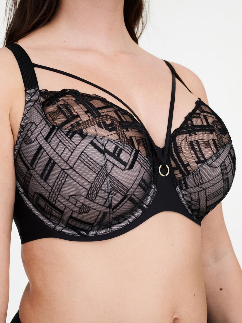 Reggiseno Sfoderato con ferretto Donna Graphic Support C21S10 Chantelle