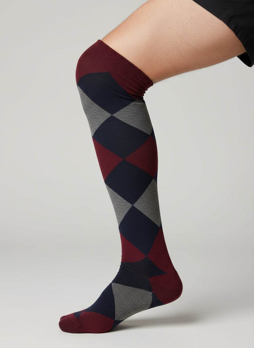 Calze lunghe Fantasia Uomo 542 LF Dandy Ironic Socks - evabiancheria