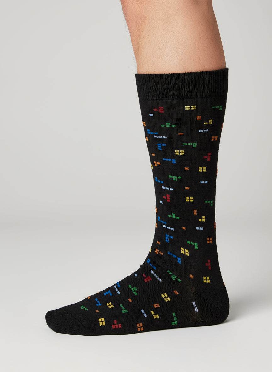 Calze lunghe Bi-pack Uomo 584 LF Dandy Ironic Socks - evabiancheria