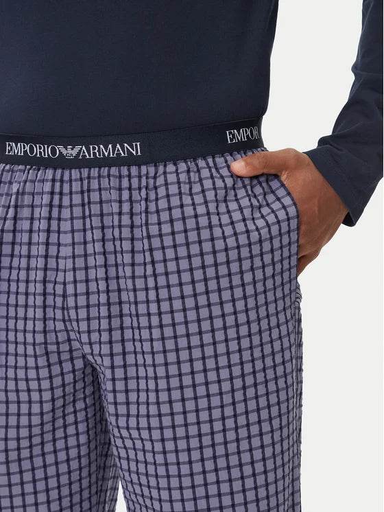 Pigiama Giro collo Uomo AF14998 EM000615 Emporio Armani - evabiancheria