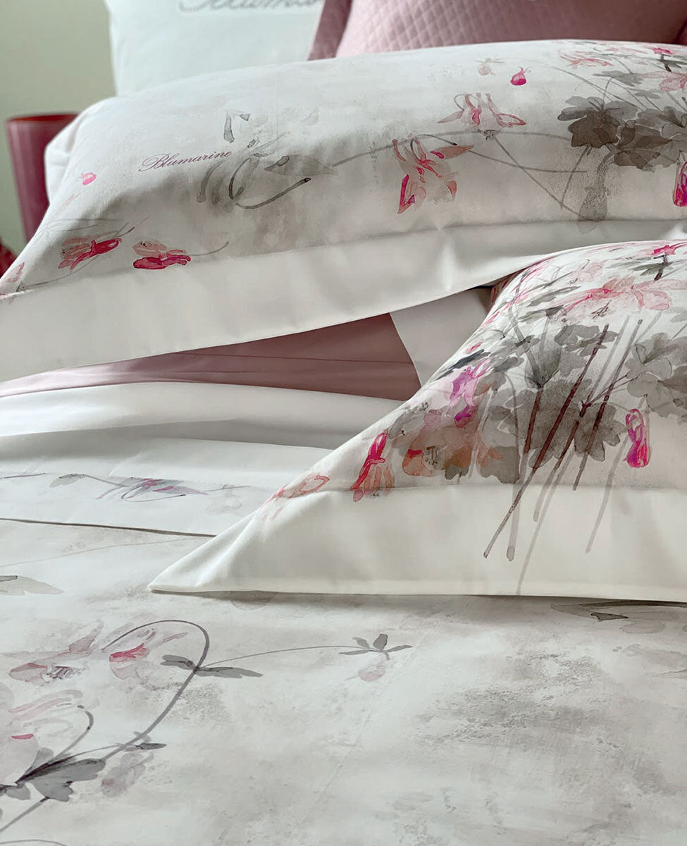 Lenzuola Stampato Biancheria Ciclamino Cpl Blumarine Home