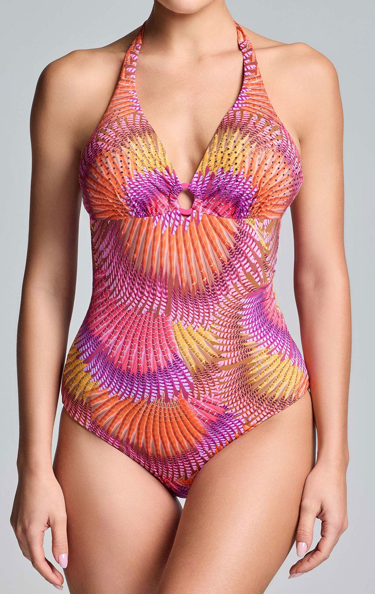 Costume intero Coppa preformata Donna VI26-038 Vacanze Italiane