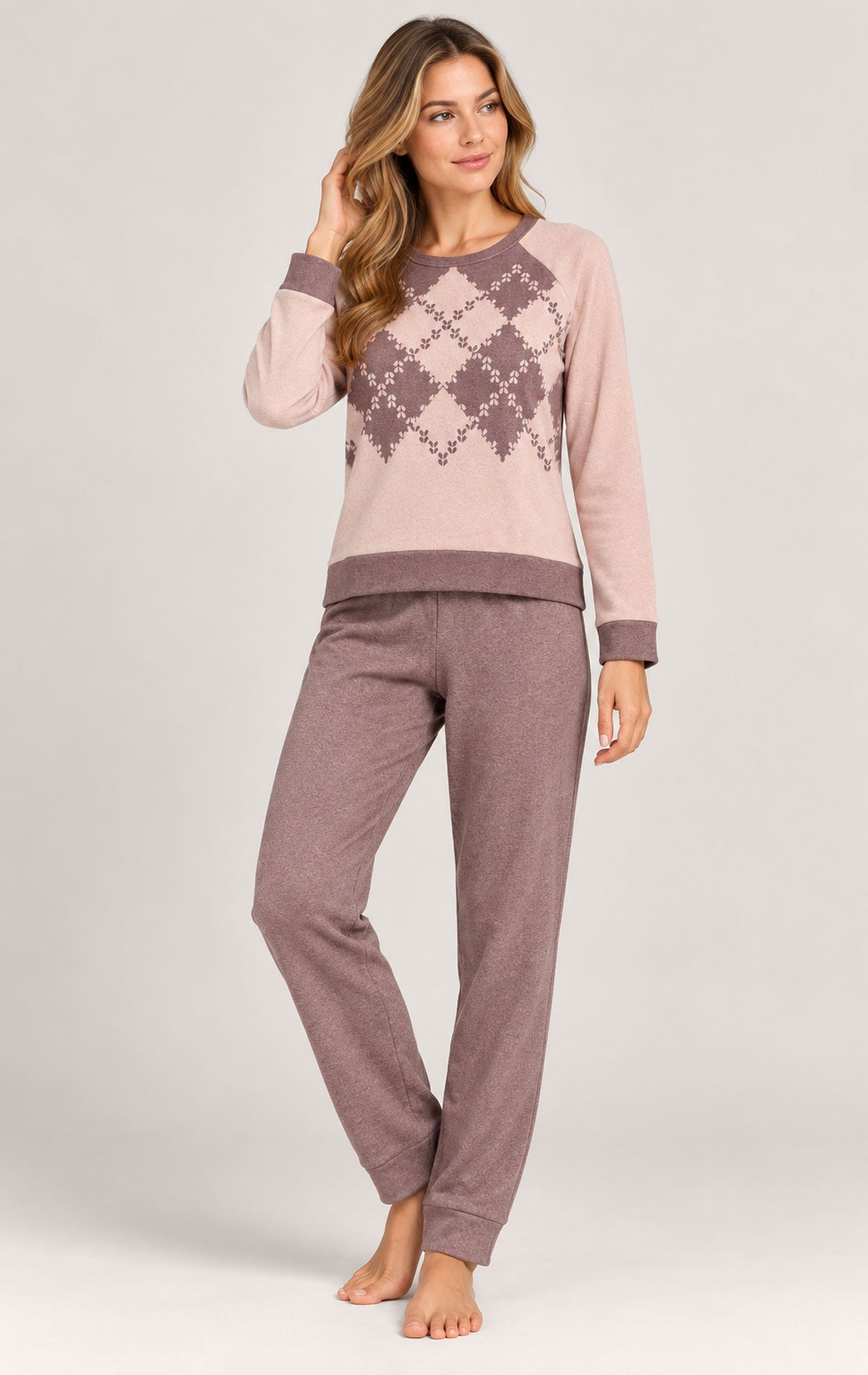 Pigiama Giro collo Donna I2751 Fida