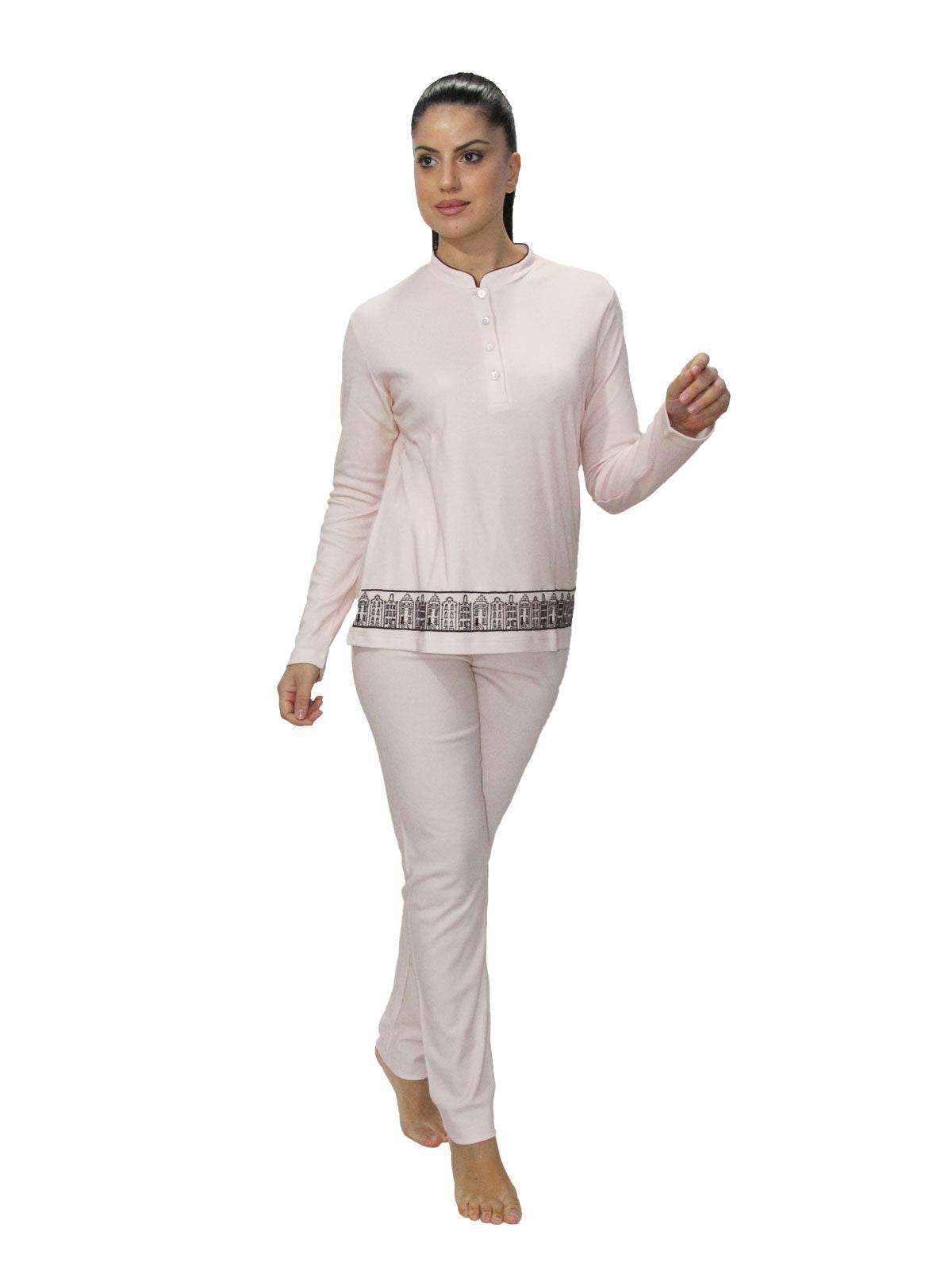 Pigiama Pistagna Donna I2505 Fida - evabiancheria