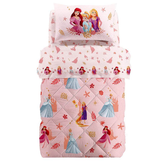 Trapunta Stampato Biancheria Magic Princess Trap Caleffi - evabiancheria