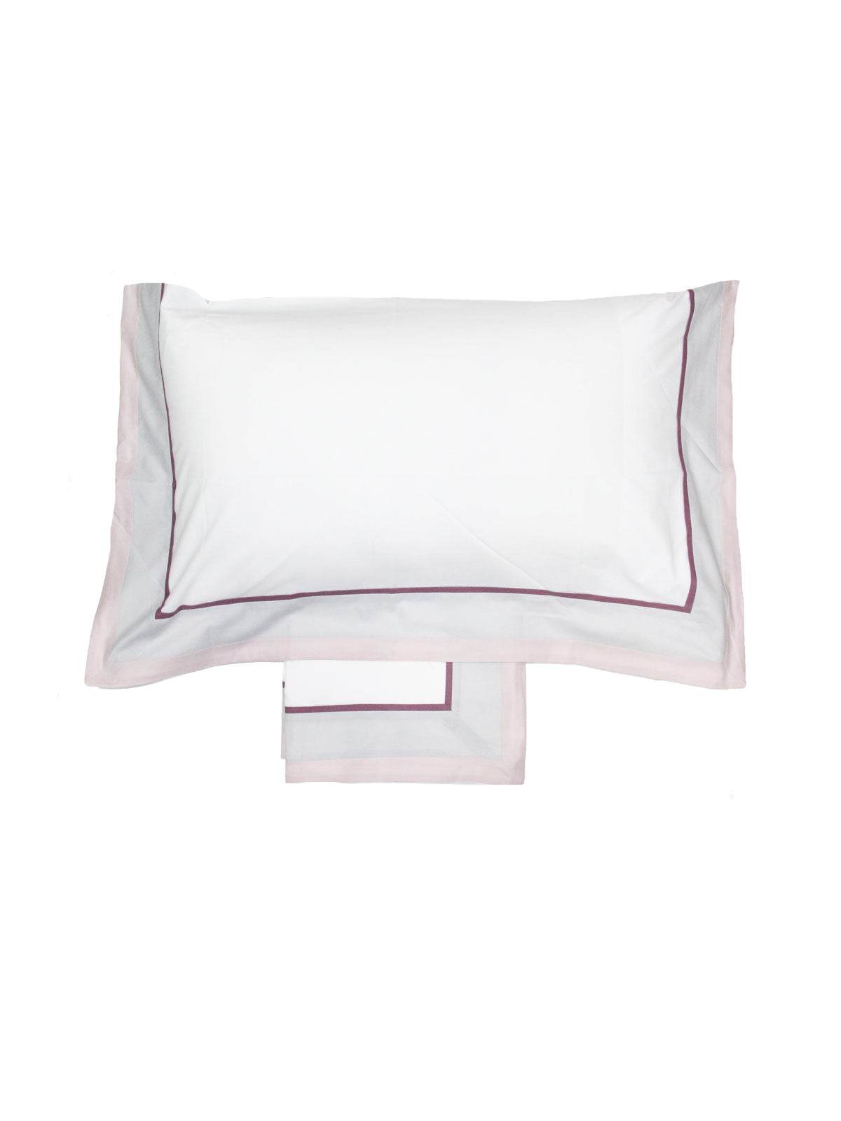 Lenzuola Bicolore Biancheria Loredana Bic Cpl Eva Home - evabiancheria