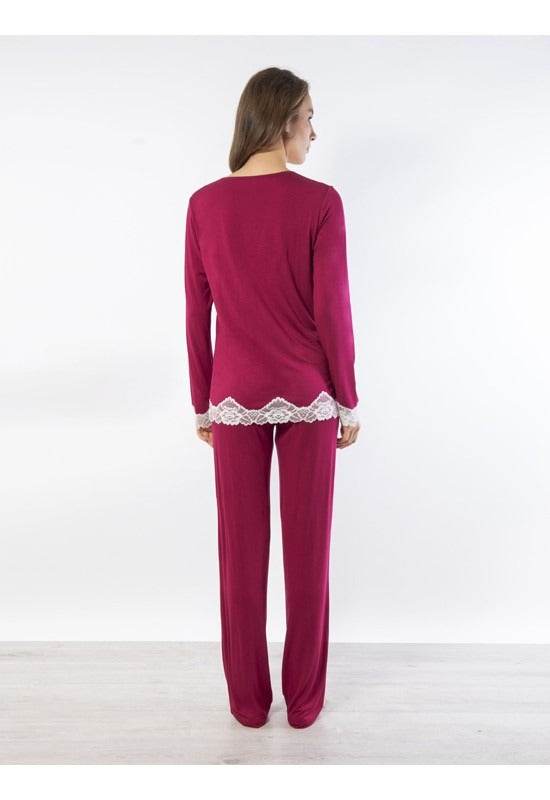 Pigiama Serafino Donna FR11 Verdissima - evabiancheria