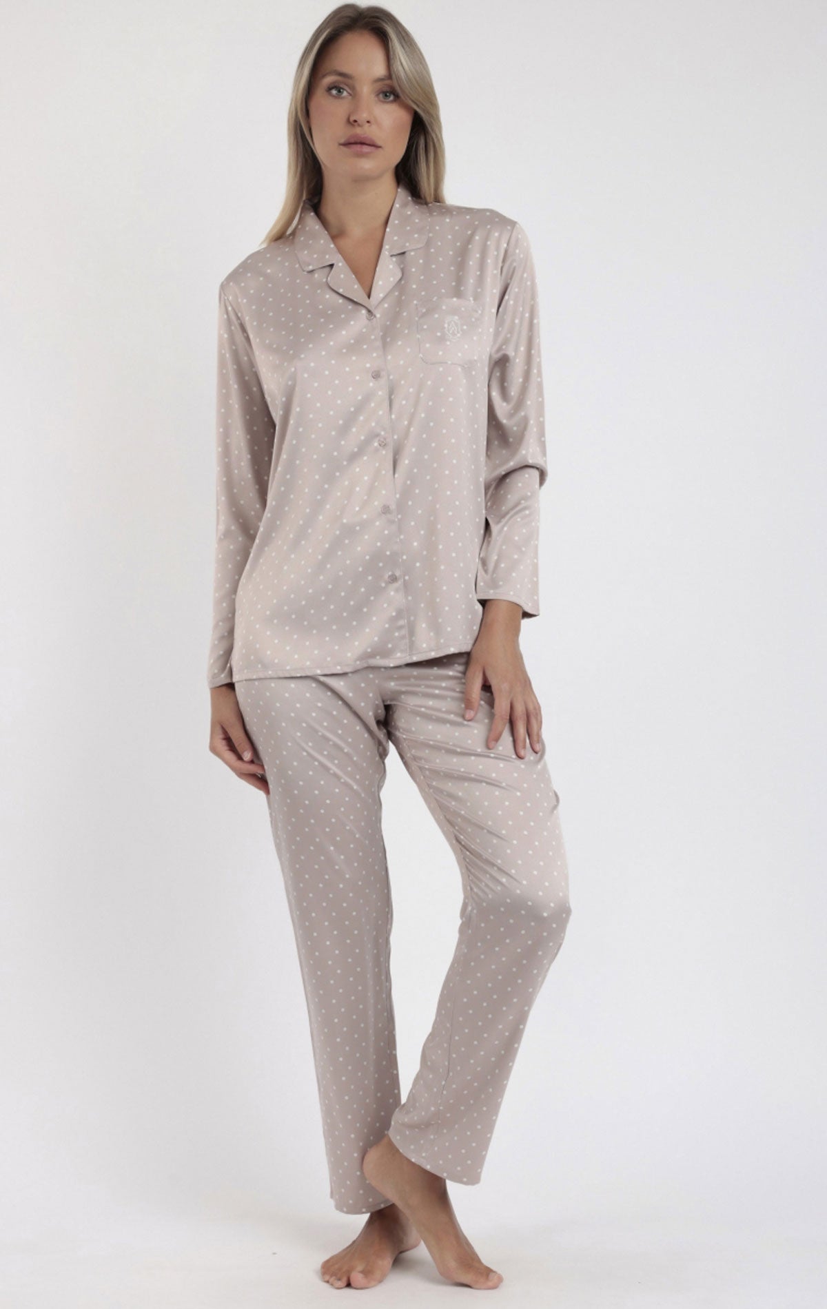 Pigiama Lungo Donna 62649 Admas