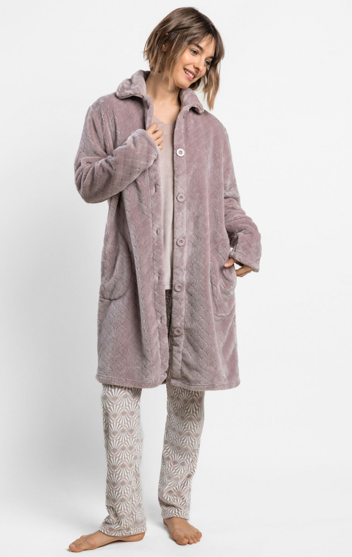 Vestaglia Abbottonata Donna 67371 Admas