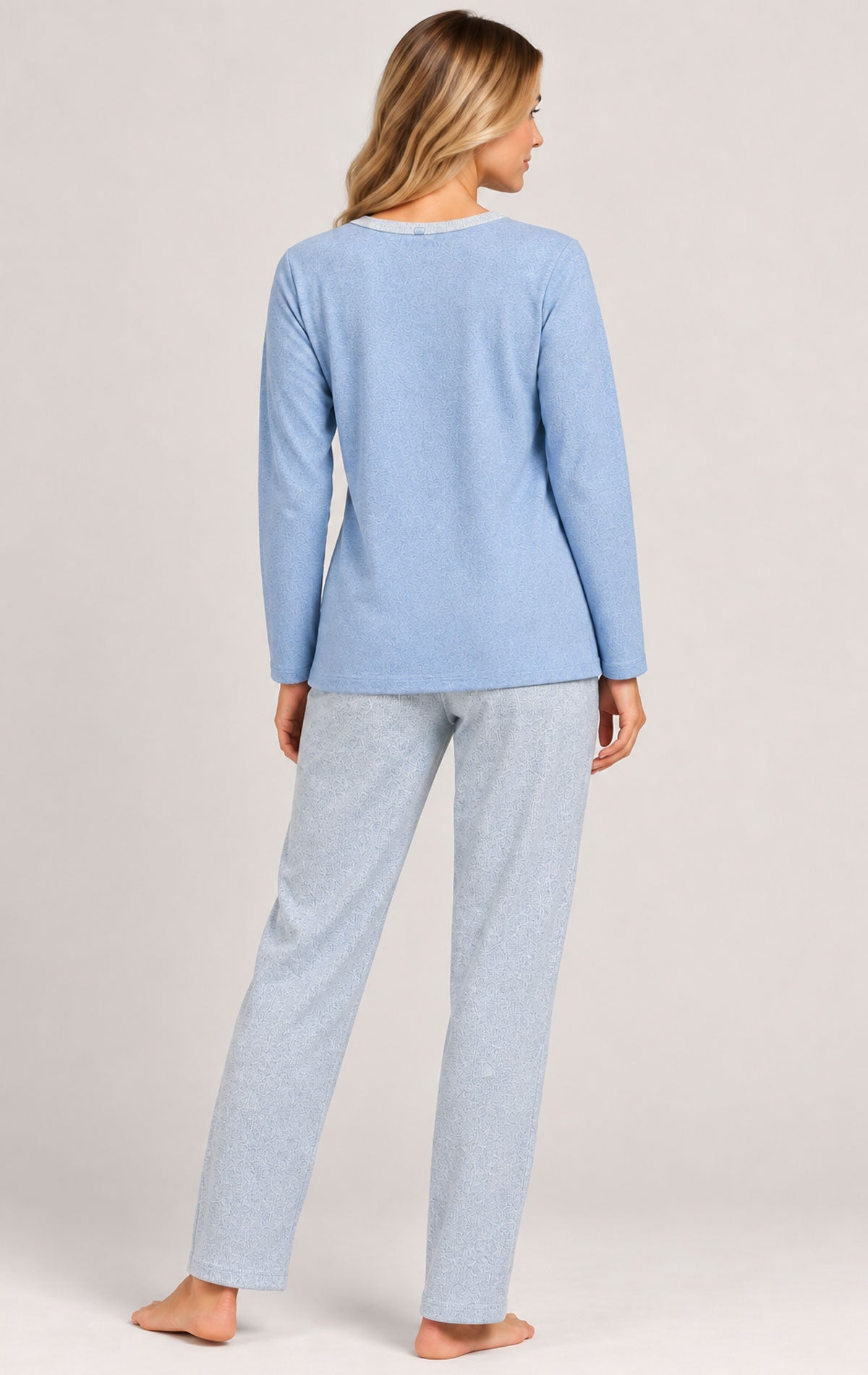 Pigiama Serafino Donna I2747 Fida