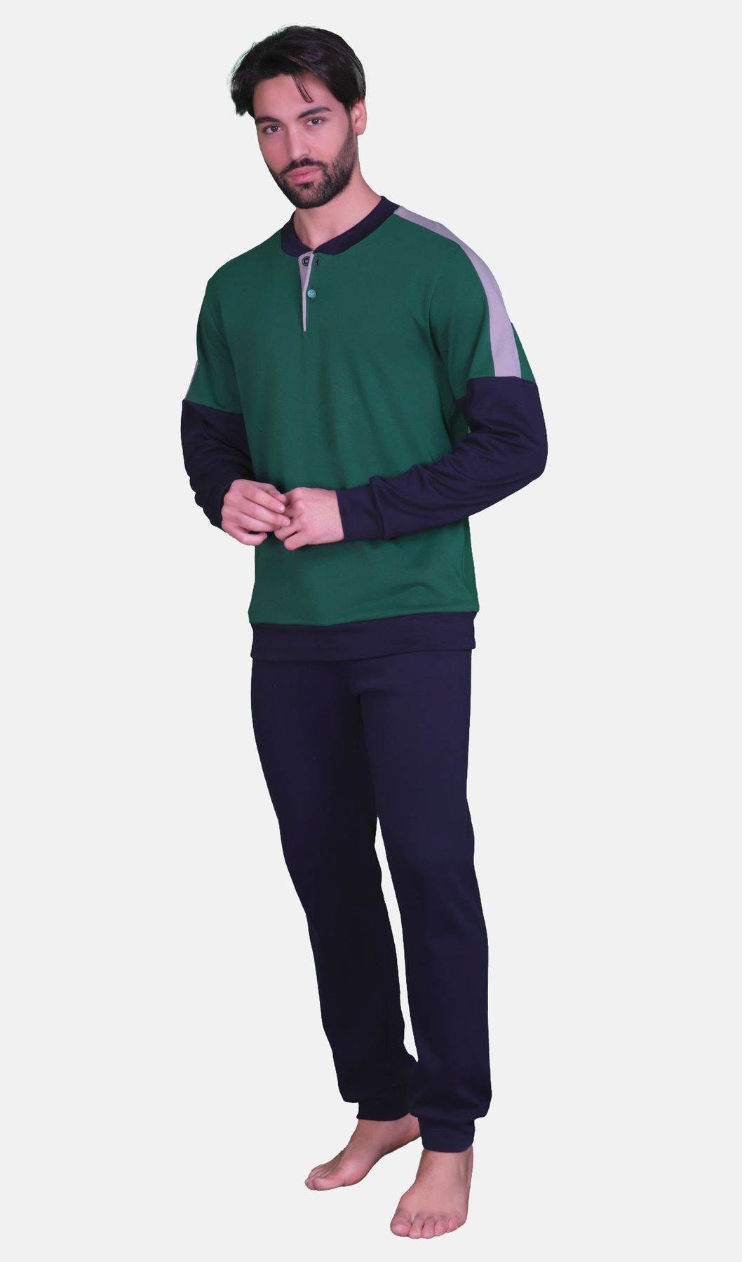 Pigiama Serafino Uomo Elia 4820 Ferrucci - evabiancheria