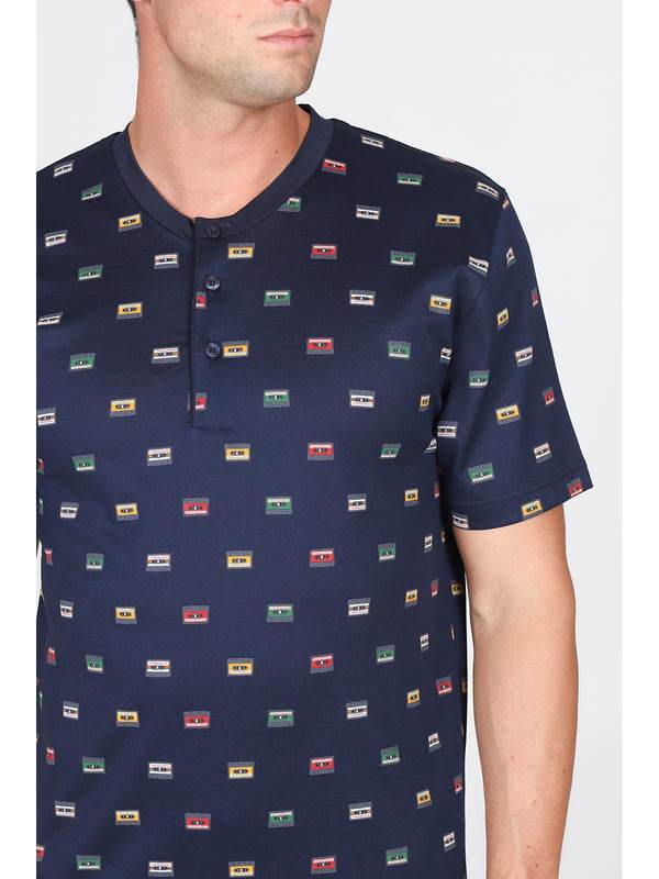 Pigiama corto Uomo Saluzzo Jac205 Julipet - evabiancheria