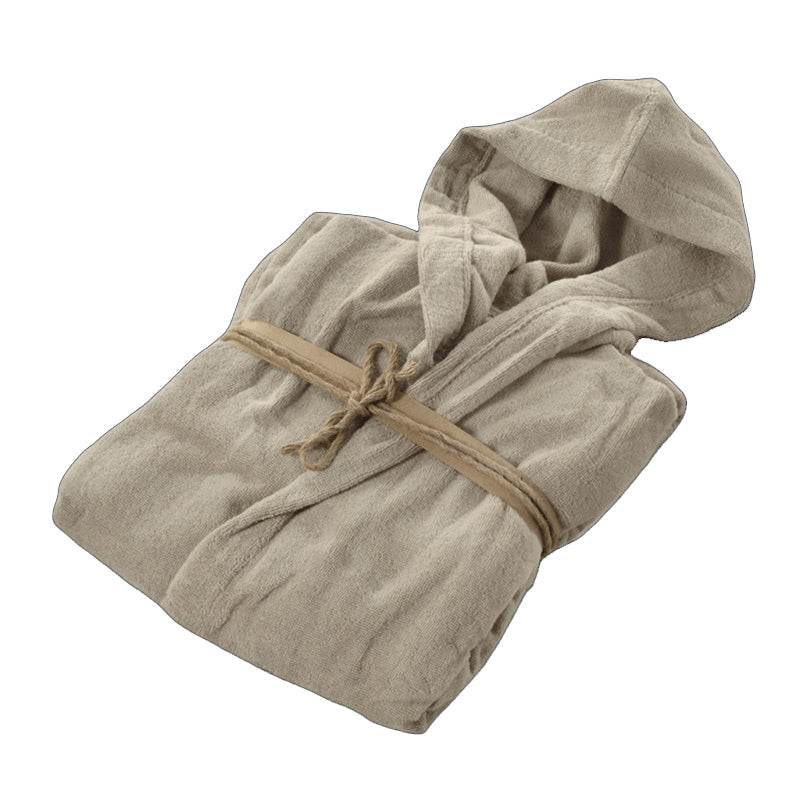 Accappatoio con cappuccio Biancheria Coccola Acc Fazzini - evabiancheria