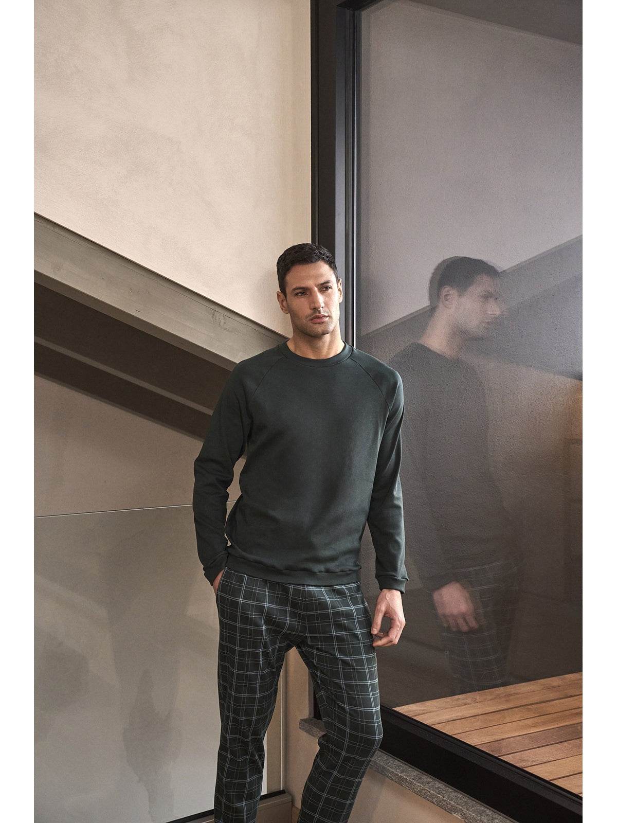 Pigiama Giro collo Uomo Gallipoli JAL194 Julipet - evabiancheria