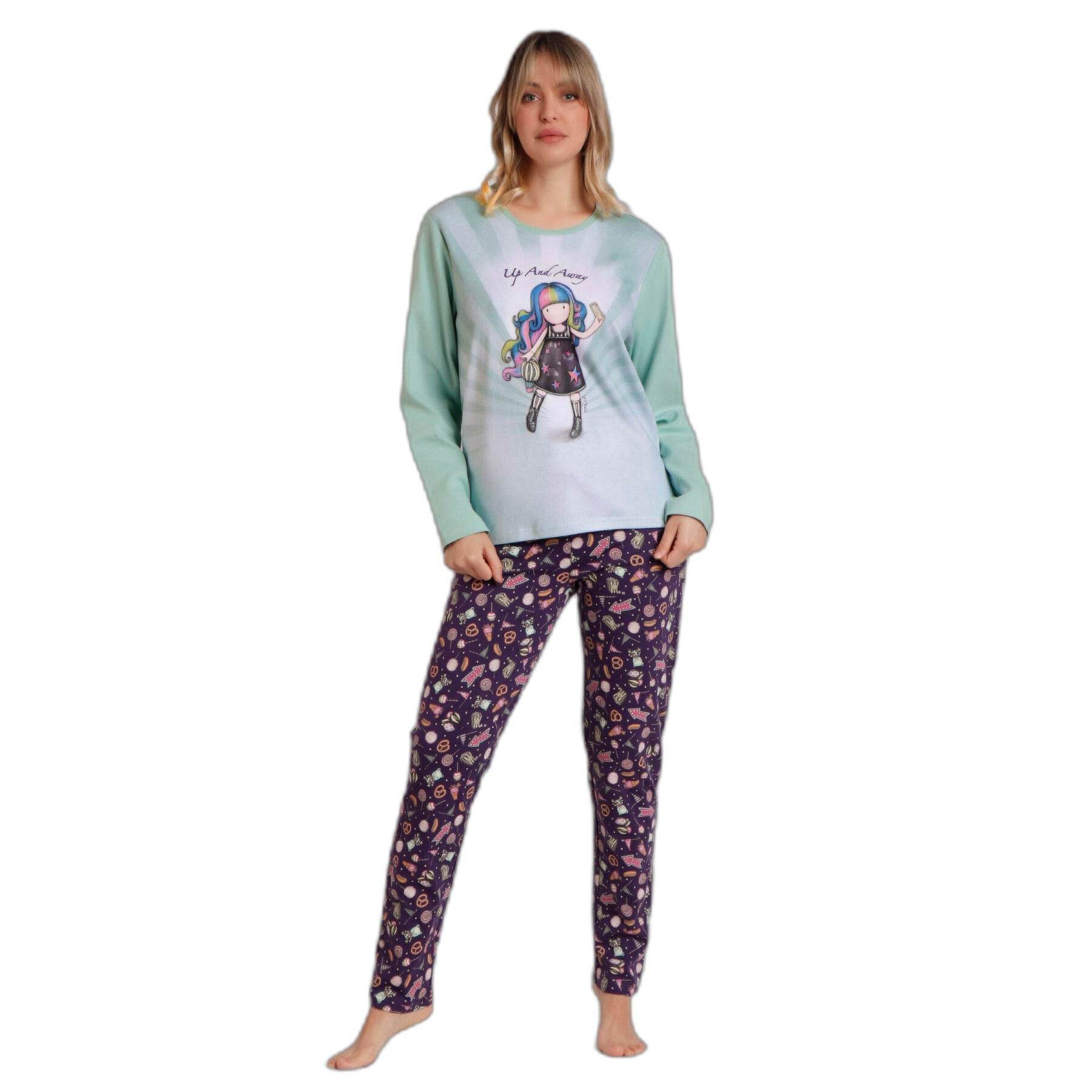 Pigiama Giro collo Donna 62386 Santoro - evabiancheria